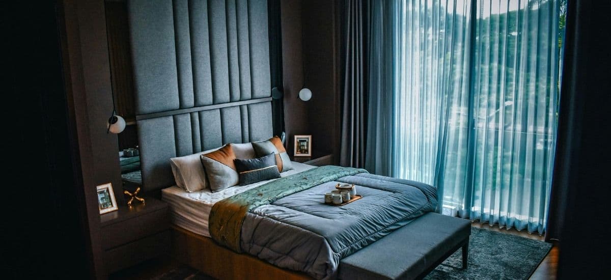 a luxury hotel room with fine appointments at the 5 star level