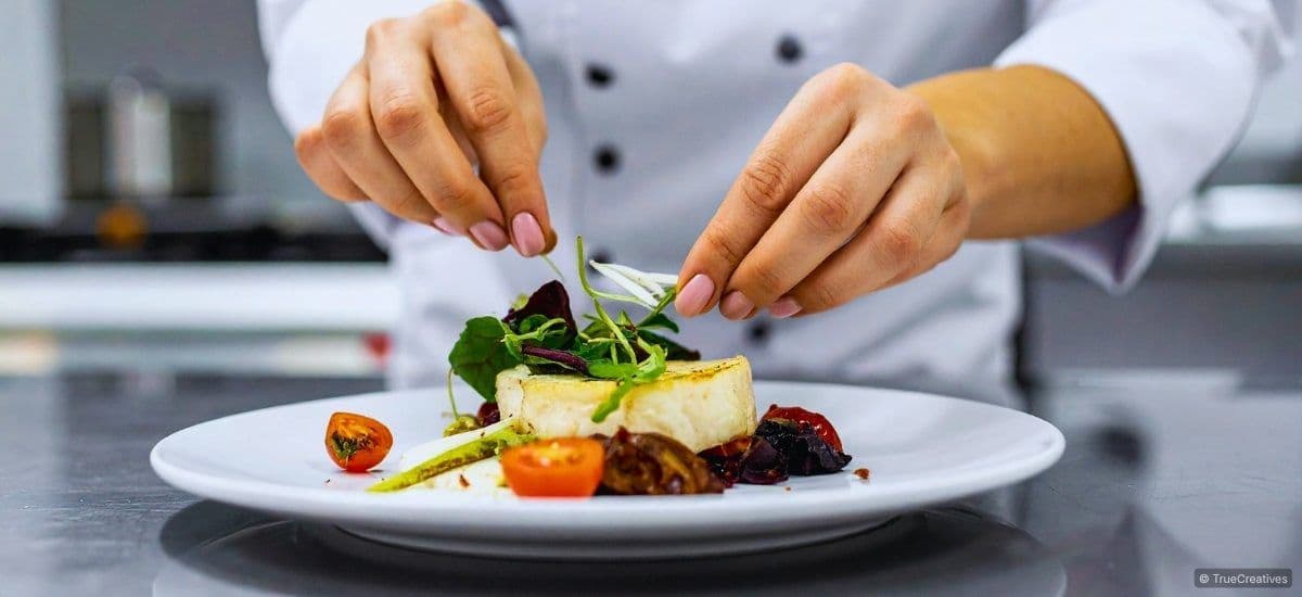 chef preparing michelin level cuisine