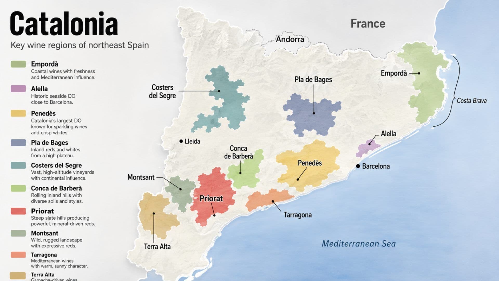 map of catalonia spain by somm.site