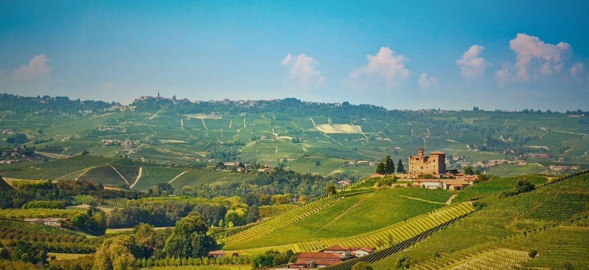 the commune of barolo in piedmont italy