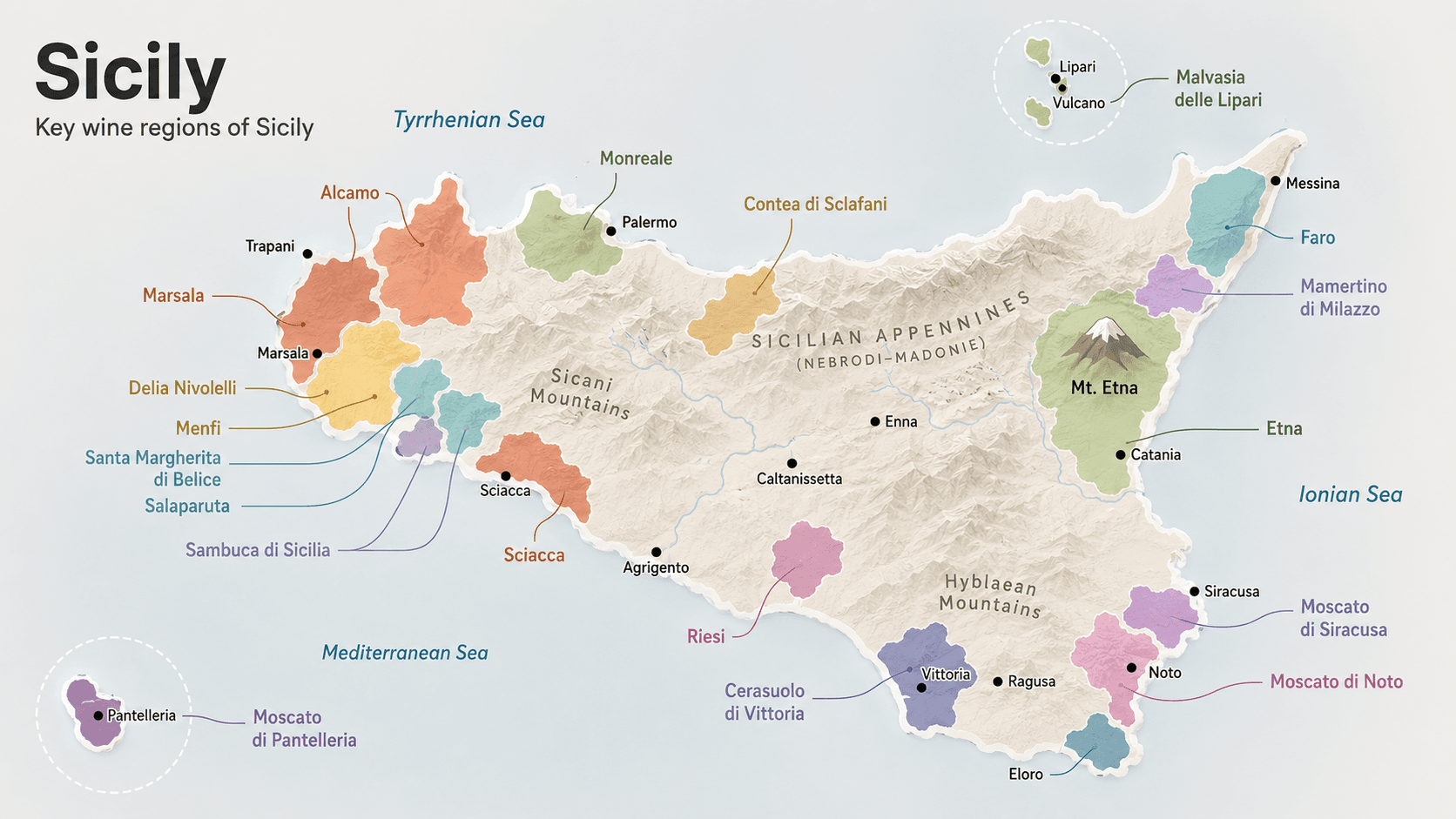 sicily wine map