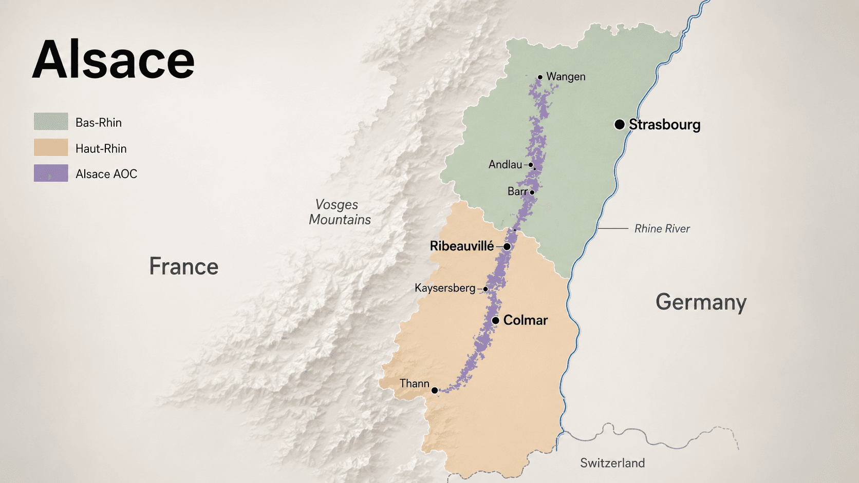 alsace france map