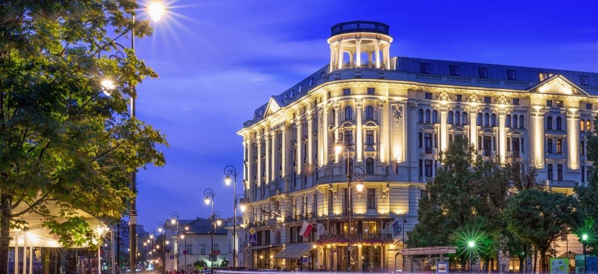 luxury hotel facade awaiting guest arrivals in france