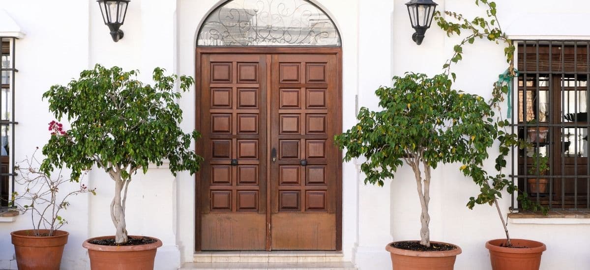 small boutique hotel entrance