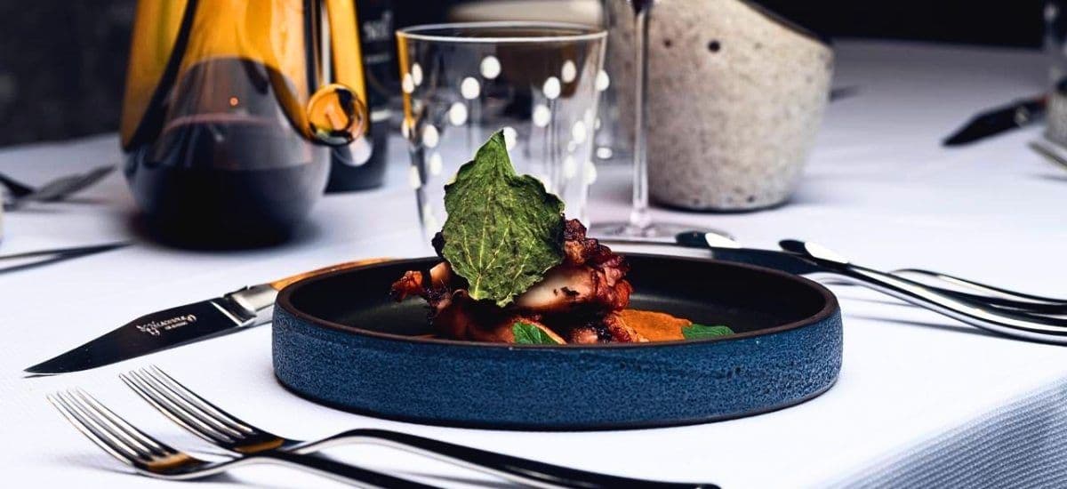 gourmet michelin level dish