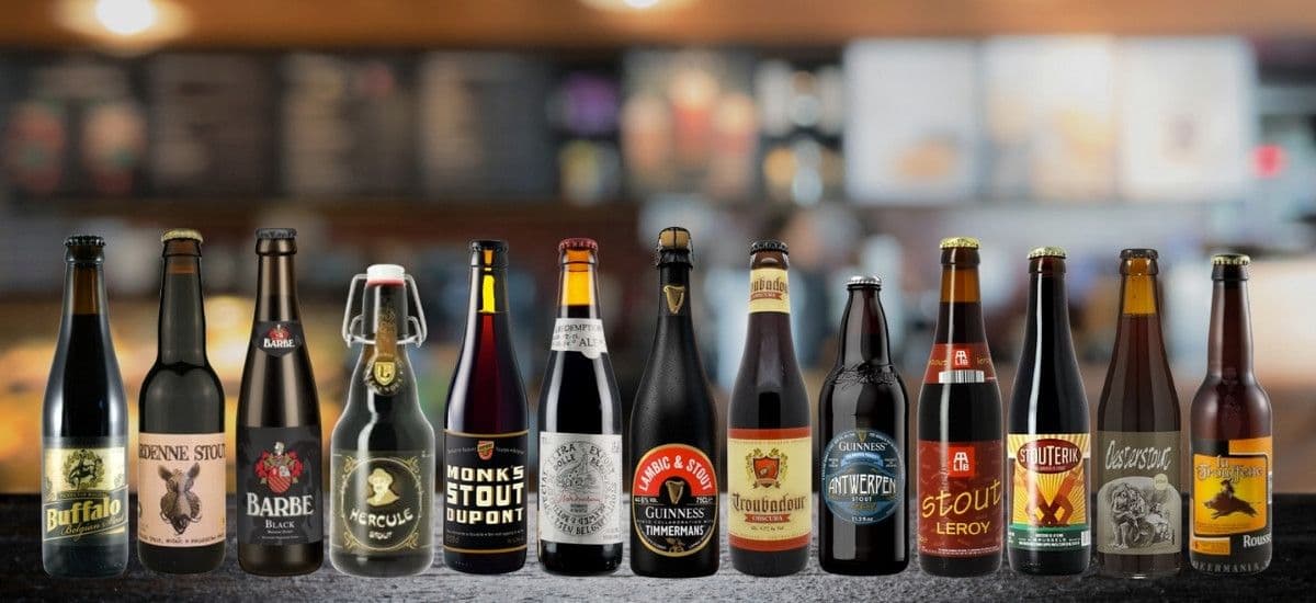 stout beer selections from europe
