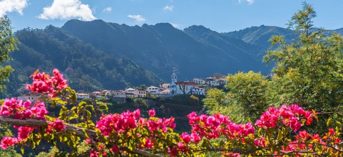 mountains on the island of madeira